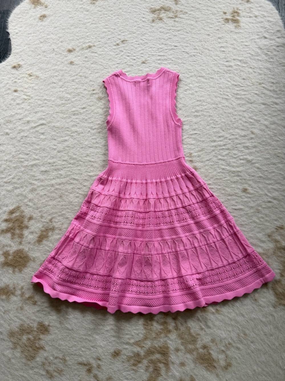 Willow & Wind Pink Knit Tiered Dress - Picture 8 of 15
